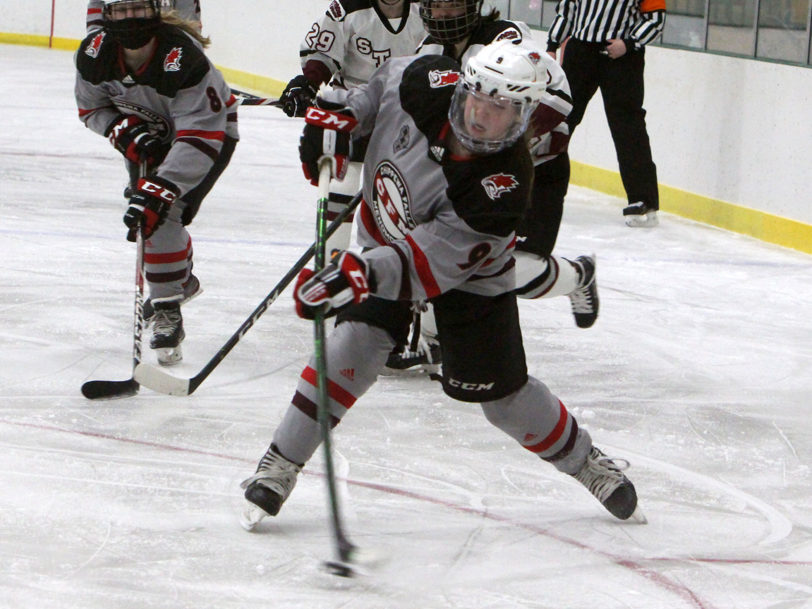 Prep girls hockey state semifinals: Chippewa Falls/Menomonie at Central Wisconsin 2-17-21